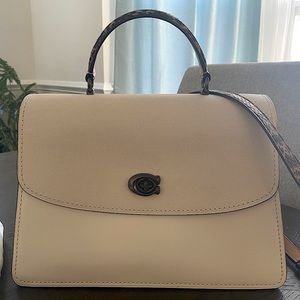 Coach Snake Top Handle Parker 32in bag